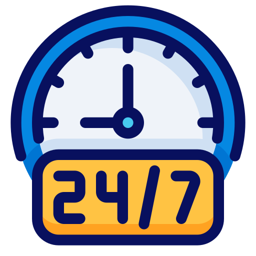 24/7 availability